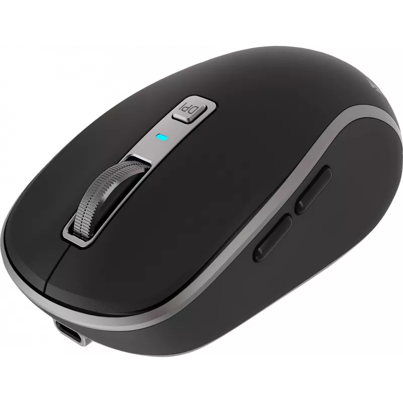 Dual WiFi+Bluetooth juhtmevaba hiir, laetav aku, 5 nuppu