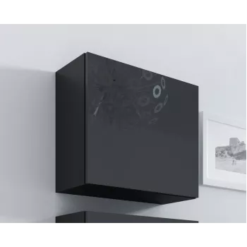 Storage cabinet cama meble VIGO 50×50×30 cm wall-mounted, must/must läige