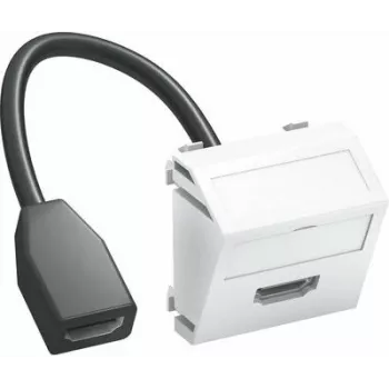 OBO Bettermann multimeediumikandur HDMI MTS-HD F RW1 m. kaabel Bu.-Bu. 45x45mm (6104838)