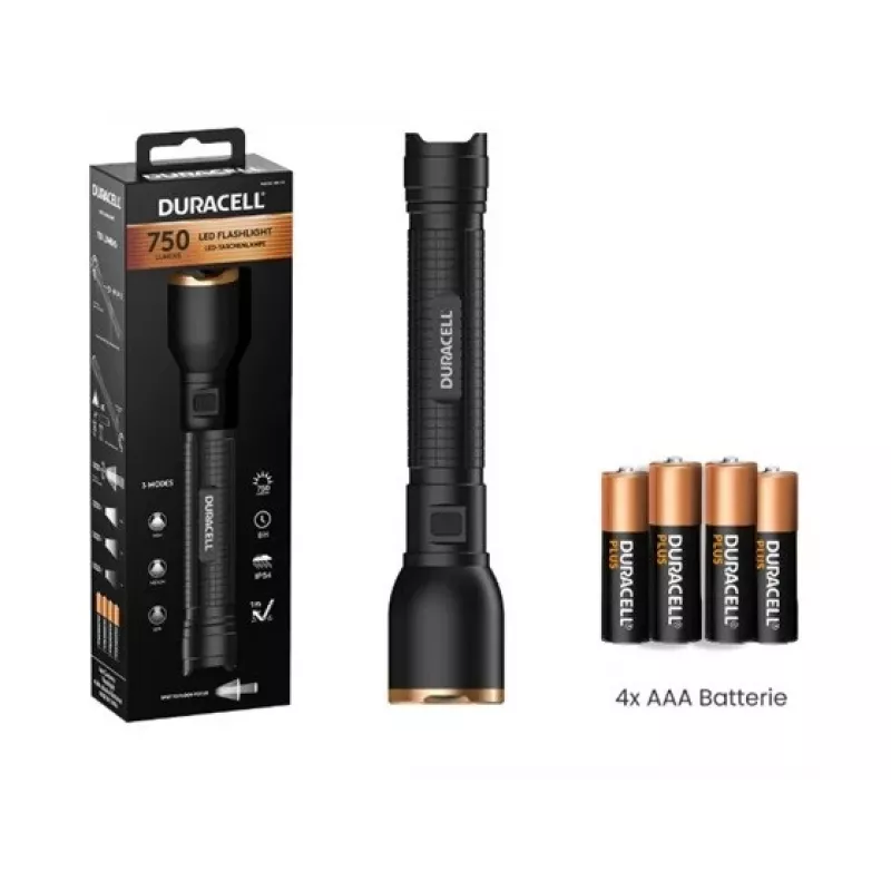 Duracell DF750 taskulamp must