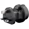 Võrguadapter Goobay 95307 Must UK