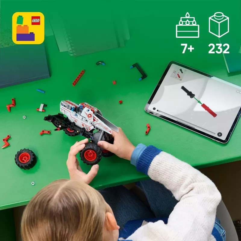 LEGO TECHNIC 42200 Monster Jam™ ThunderROARus™ tagasitõmbega veoga