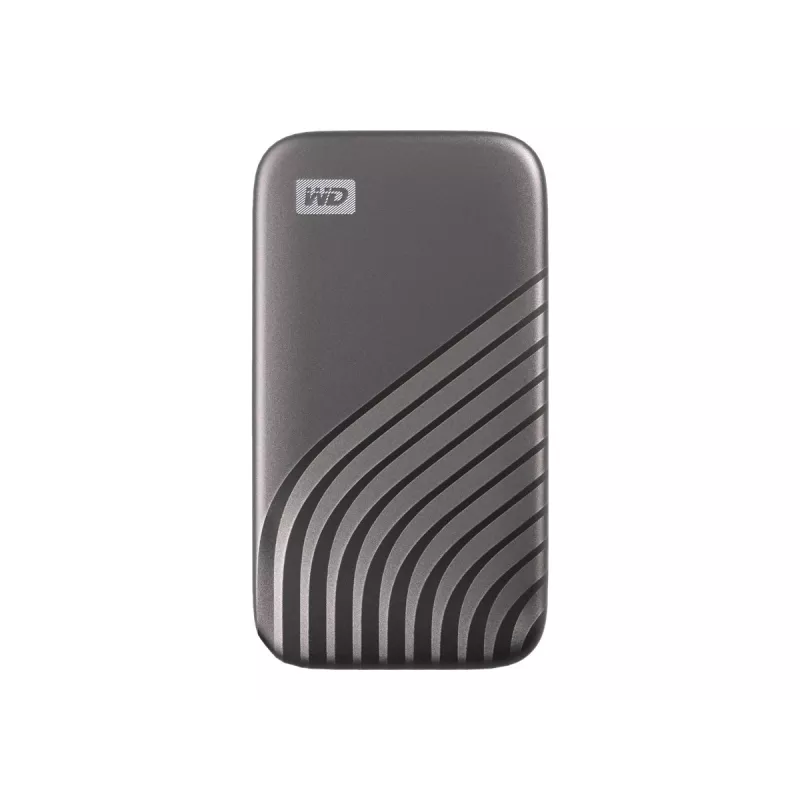WD My Passport SSD WDBAGF0040BGY - SSD - krüpteeritud - 4 TB - väline (kaasaskantav) - USB 3.2 Gen 2 (USB-C pistik) - 256-bit AES - hall