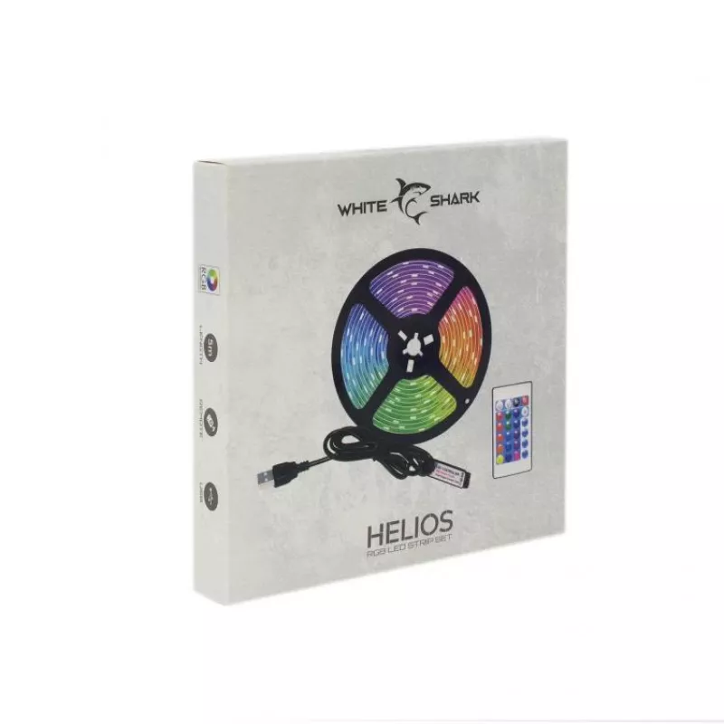 White Shark Helios LED-05 RGB LED valgusriba kaugjuhtimispuldiga