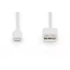 DIGITUS - Lightning-kaabel - Lightning (M) USB (M) - 1,0 m - topeltisolatsioon - valge - vormitud - Apple iPad/iPhone/iPod (Lightning) jaoks (DB-600106-010-W)