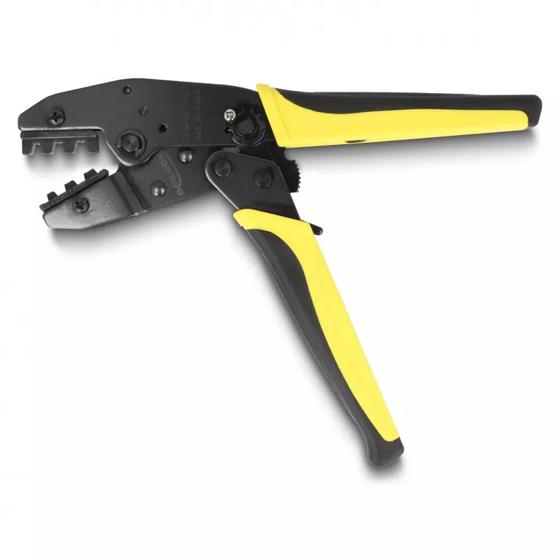 DeLOCK 90546 kaablikrimpsur Pressimistööriist Must Kollane 60 mm 218 mm 17 mm