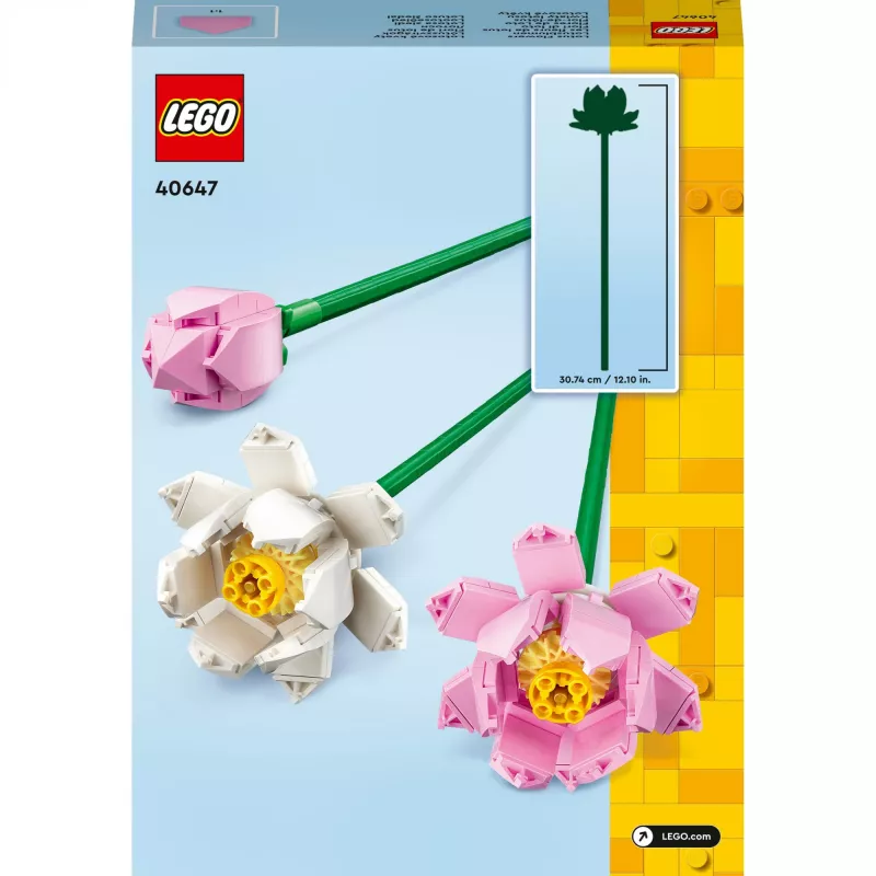 LEGO ehituskomplekt LEGO 40647 Lootoseõied — Botanical Collection modulaarne mudel, 220 detaili, kõrgus 300 mm, vanusele 8+