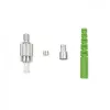 Fiiberoptiline pistik FC/APC Qoltec 54443 Single-mode Roheline Hõbedane Kollane