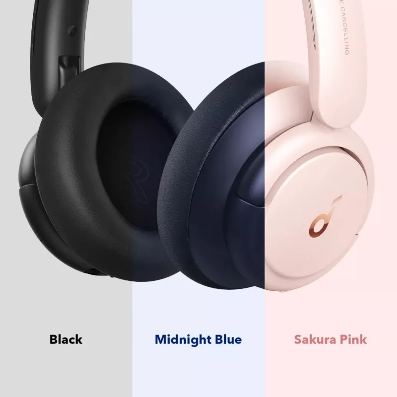 Soundcore by Anker Life Q30 hübriidsed aktiivmürasummutavad kõrvaklapid mitme režiimiga, Hi-Res heli, 40 tundi tööaega, selged kõned, kiirlaadimine