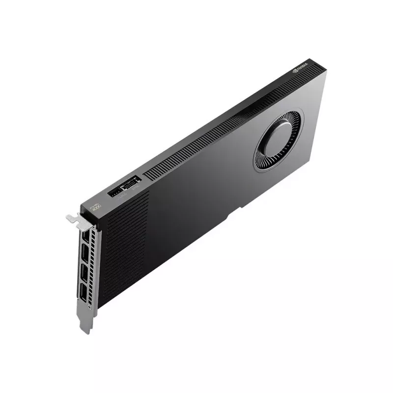 PNY RTX PRO 4000 Blackwell, 24 GB GDDR7 ECC 192-bit, 140W, PCI Express 5.0 x16, 4 x DisplayPort 2.1, ATX kronstein, 1x CEM5 16-pin toitekaabel, FHML ühe pesaga, väike karp