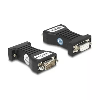 DeLOCK 64315 Jadamuundur Repiiter Isolaator RS-232 Must 33x63x17mm