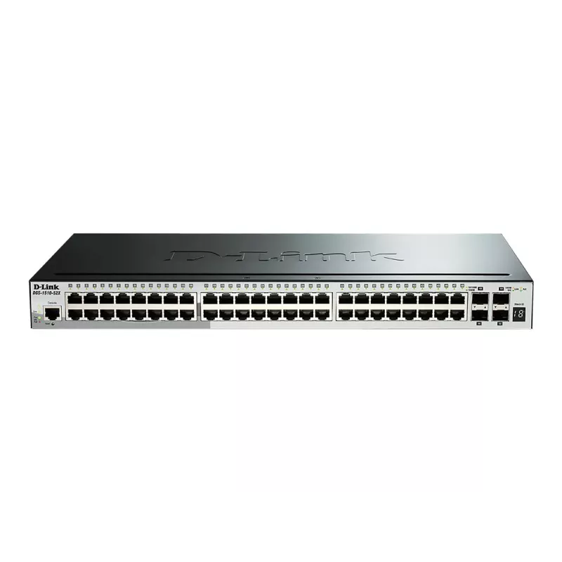D-Link 52-pordiline Gigabit virnastatav nutihalduslüliti, sealhulgas 4 x 10G SFP+
