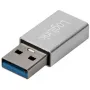 LogiLink AU0056 USB 3.2 Gen 1 adapter USB USB-C emane hõbedane