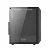 Darkflash DK151 LED arvuti korpus (must) + 3 RGB ventilaatorit