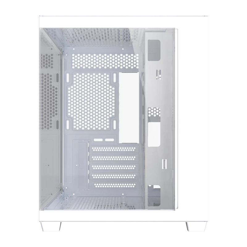 Arvutikorpus DarkFlash B275 (valge) mid-tower ATX ühilduv, eesmine I/O, karastatud klaas