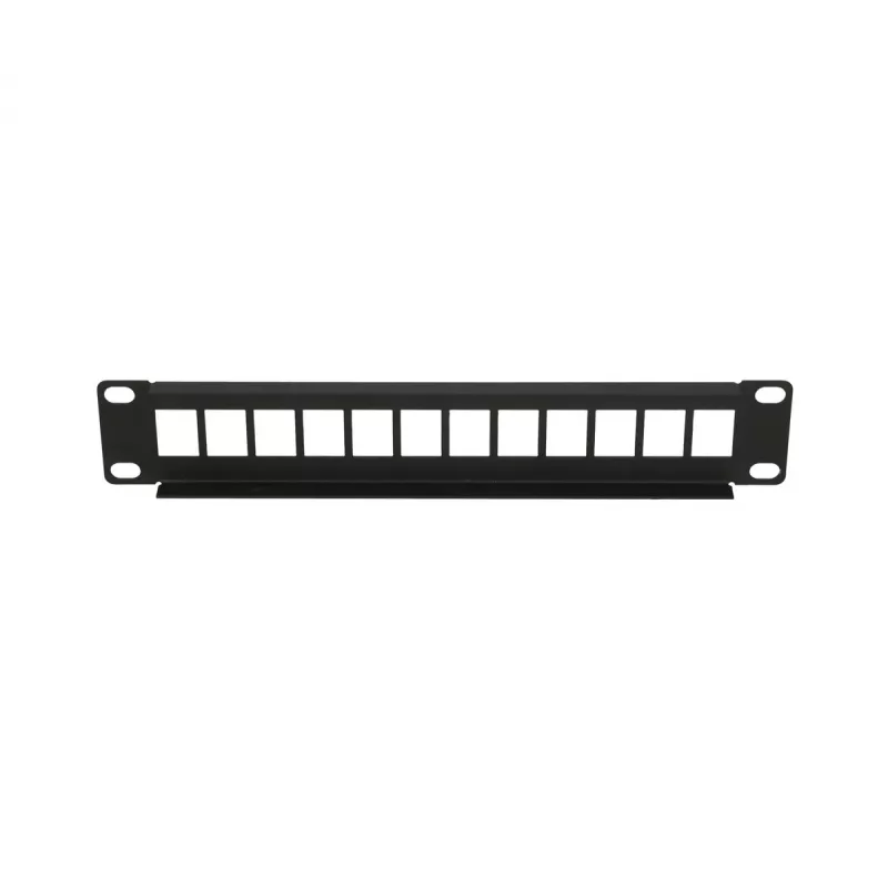 Patch panel Extralink 12-pordiline UTP 10-tolline metallkorpuses, must