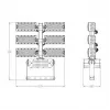 Synergy 21 LED Objekt/Stadion Prožektor 720W IP66 cw