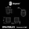 Jahutustoru ühendus BitsPower Artemis Advanced Multi-Link 16 mm välisläbimõõduga, Arktika Valge