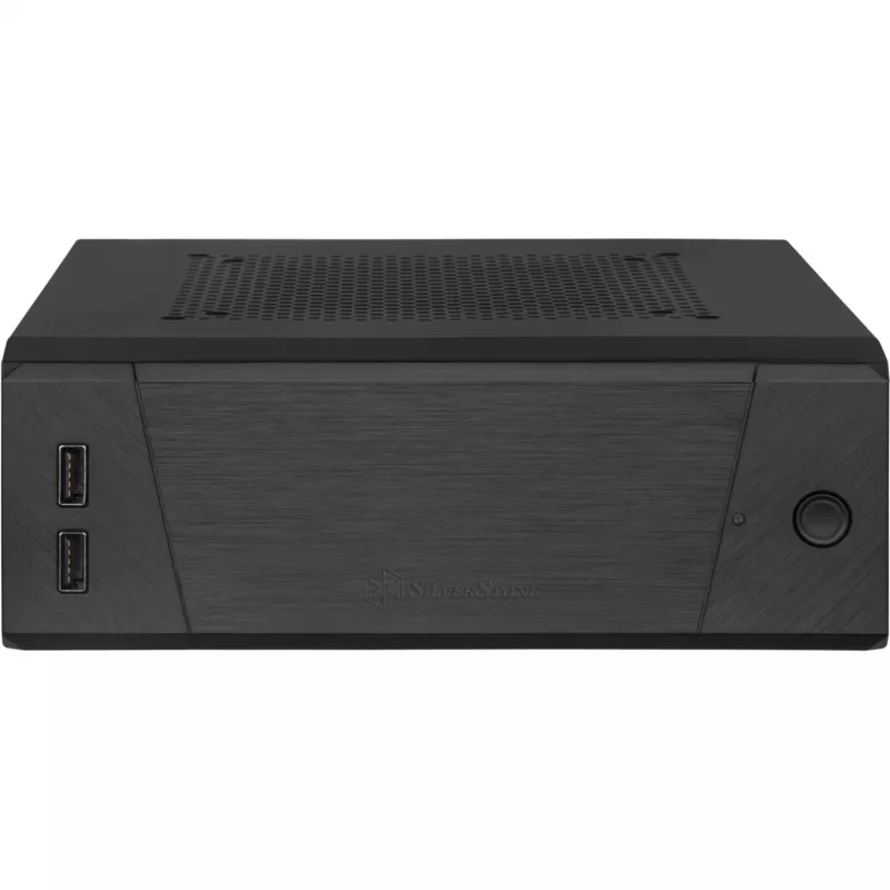 SilverStone MILO ML10 - USFF - Mini-ITX - toiteplokita - must - USB/Heli (SST-ML10B)