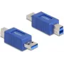 DeLOCK 67213 kaablisoo vahetaja USB tüüp-A USB tüüp-B sinine