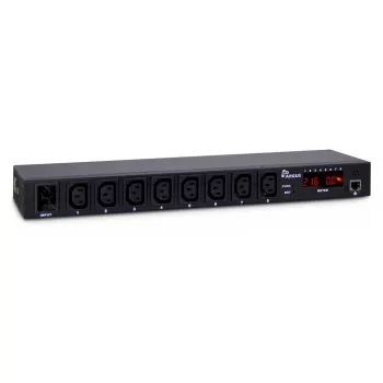 Inter-Tech SW-0816 toitejaotusseade (PDU) 8 vahelduvvoolupistikupesa Must