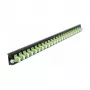 Splice Box Front Panel DeLOCK 19 inch 43362 24 port LC Duplex laimiroheline