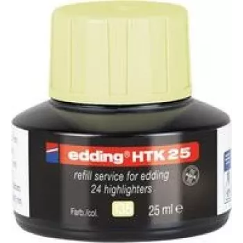 Tinditäide Edding e-HTK25 kollane Edding e-HTK25 markeritele, mudel 4-HTK25135