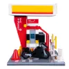 Bensiinijaama mudel Jamara CaDA Shell 402858 üksikasjaliku disainiga