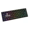 Mehaaniline mänguklaviatuur SAVIO MustOUT X2 BROWN 61-klahviga 60% USB QWERTY RGB Outemu Brown