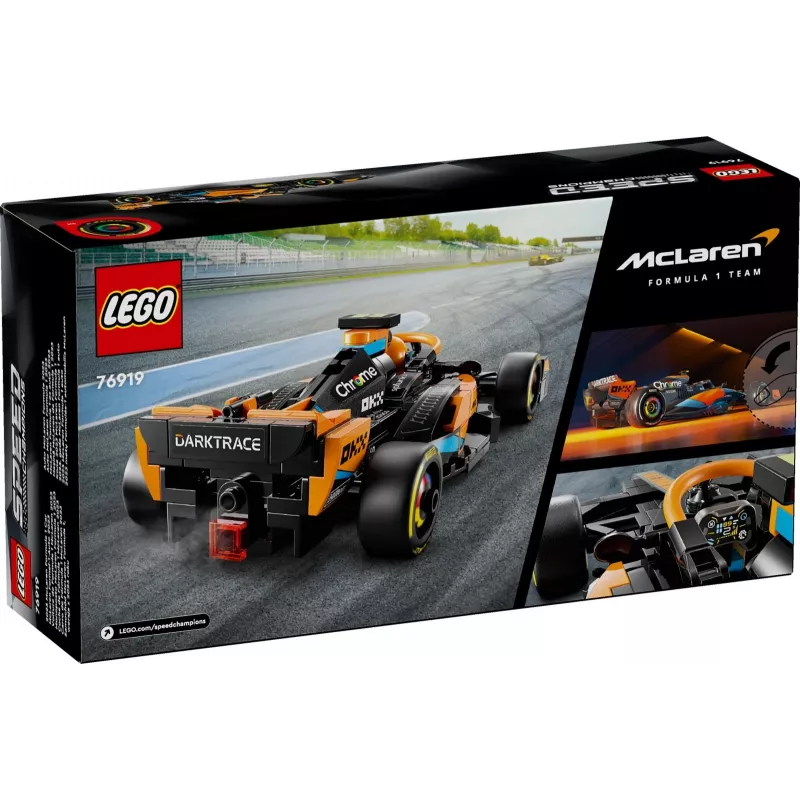LEGO Speed Champions McLaren Formula 1 Car 2023 Model 76919 komplekt