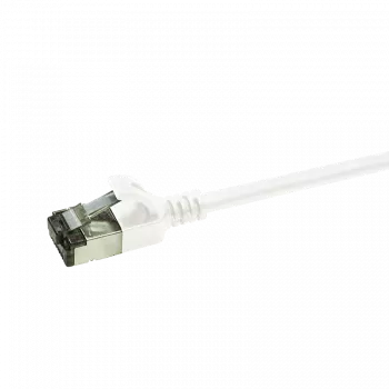 LogiLink Ultraflex SlimLine - patch-kaabel - RJ-45 (M) RJ-45 (M) - 3 m - 3,8 mm - varjestatud PIMF - CAT 6a - varjestatud, halogeenivaba, vormitud - valge, RAL 9010