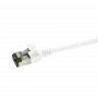 LogiLink Ultraflex SlimLine - patch-kaabel - RJ-45 (M) RJ-45 (M) - 3 m - 3,8 mm - varjestatud PIMF - CAT 6a - varjestatud, halogeenivaba, vormitud - valge, RAL 9010