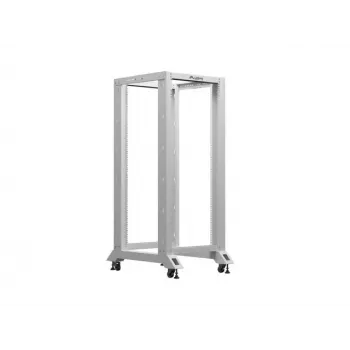 LANBERG 19-tolline avatud raamiga rack 27U 600x800 mm hall, 27U avatud raamiga serveririiul