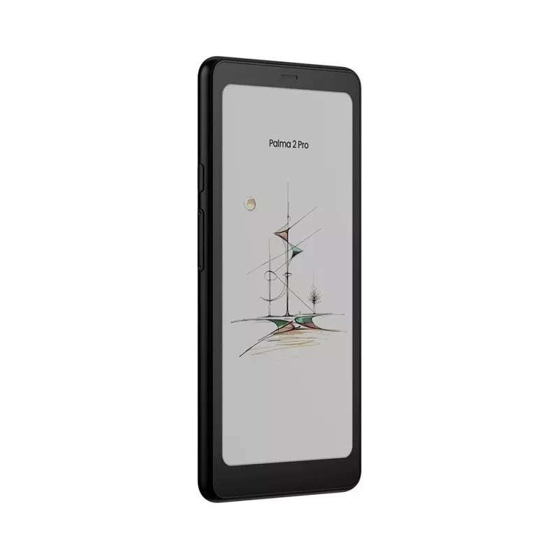 E-raamatulugeja Onyx BOOX Palma 2 Pro — 6,13 tolli 824×1648, 8 GB muutmälu, 128 GB, Android 15, sõrmejäljeskanner, Wi‑Fi, Bluetooth 5.1, SIM-pesa, 3950 mAh, must