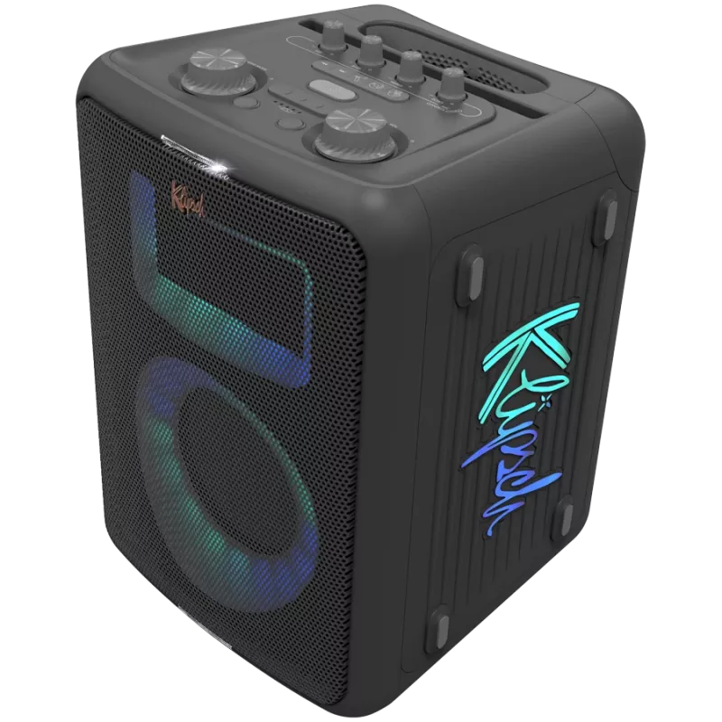 Parteikõlar KLIPSCH Vegas — juhtmega ja juhtmeta, kõlar 13,3 cm, 49–20000 Hz, 95 dB, akutoitega, must