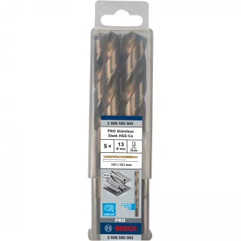 Puurtreppide komplekt Bosch HSS Cobalt 2608585905, 5 tk
