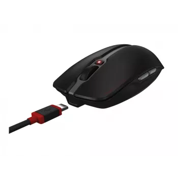 CHERRY Stream Desktop laetav klaviatuur hiir kaasas universaalne RF juhtmevaba QWERTZ saksa must