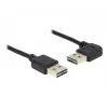 USB-kaabel DeLOCK 5m USB 2.0 A-pistik/isane 90°