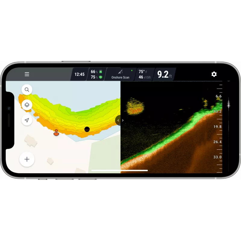 Kaasaskantav kajalood Deeper Smart Sonar PRO+ 2 kajalood 675 kHz, 100 m ulatus, 65×65×65 mm, liitiumioonaku 950 mAh