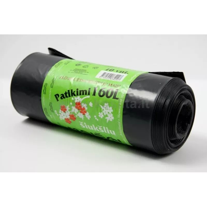 Prügikotid Plasta Prof., 160 l / 10 tk., 40 µm, LDPE