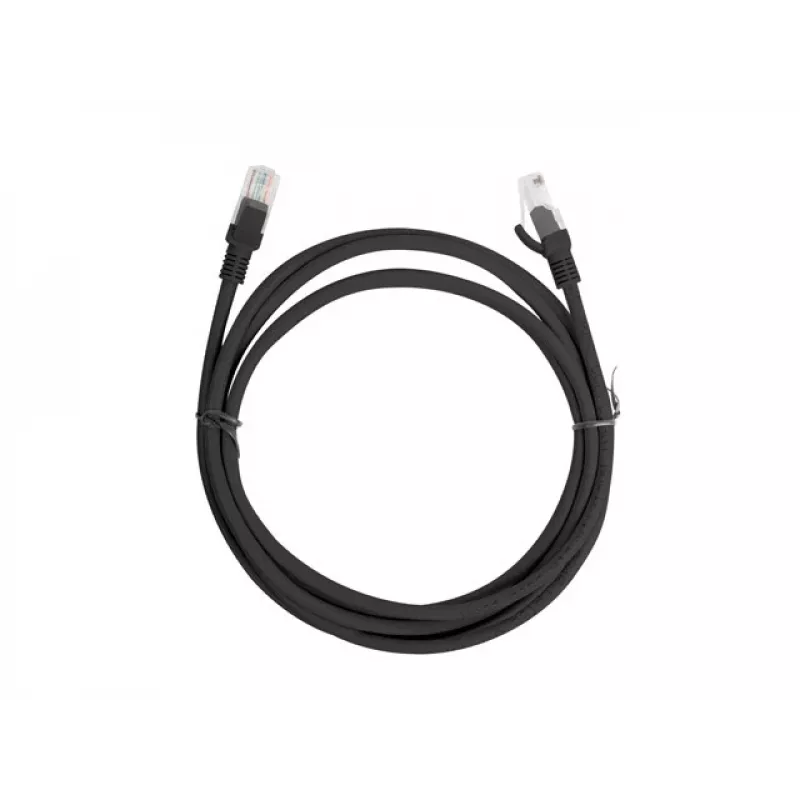 Võrgukaabel LANBERG PCU6-10CC-0200-BK Cat5e U/UTP RJ-45 — 2 m, must