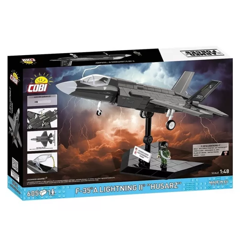 Ehituskomplekt Cobi F-35A Lightning II — 605 tk, mõõtkavas mudel