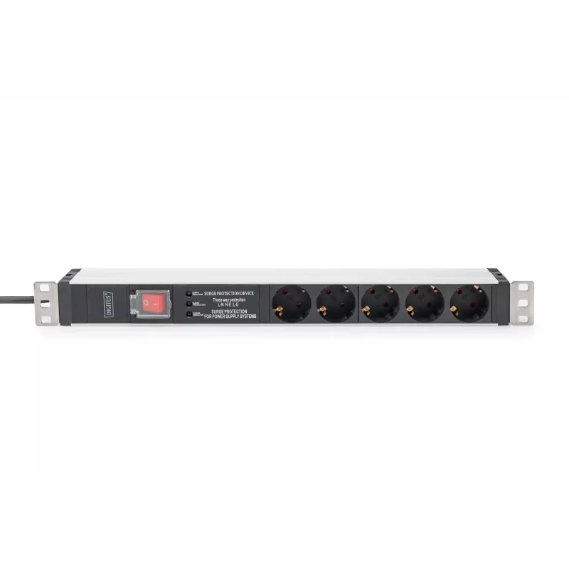Digitus pistikupesa riba DN-95433 5-pesaline turvapistikupesad 2m kaabel