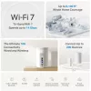 Juhtmevaba võrksüsteemi ruuter TP‑LINK Deco BE68 (3‑tk komplekt) Wi‑Fi 7 võrgukomplekt