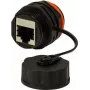LogiLink Professional võrgupistikupesa - RJ-45 (W) RJ-45 (W) - STP - CAT 6a - välistingimustesse - must