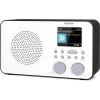 Internetiraadio TECHNISAT VIOLA 2 C IR — Analoog- ja digituuner, DAB+/FM, Wi‑Fi, 3 W, 2,4-tolline TFT, 3,5 mm, must/valge