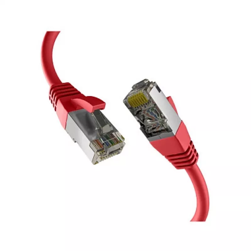 EFB-Elektronik CAT8.1 punane 1m RJ45 paigalduskaabel S/FTP PIMF LSZH 2000MHZ 40GB võrgukaabel Tootja: EFB Elektronik (EC020200290)