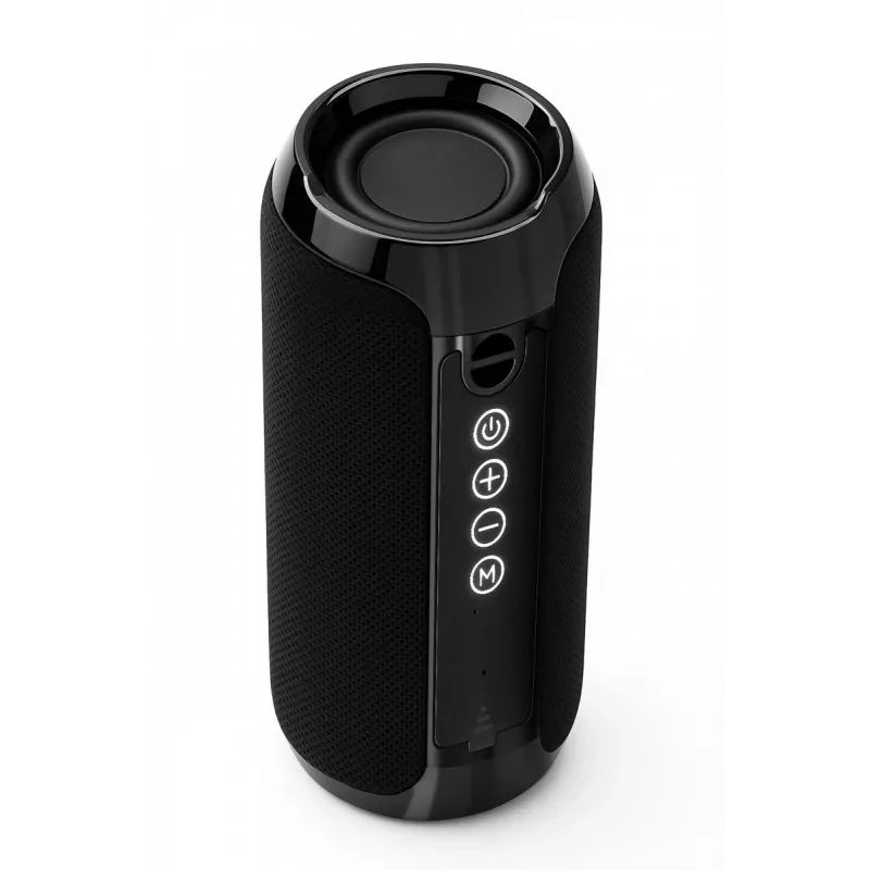 Kaasaskantav Bluetooth stereokõlar SQUEAK SQ1008 — 14W RMS, Bluetooth 5.3, 1200 mAh, IPX4, FM, LED, AUX, USB