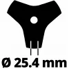 Võsalõiketera Einhell 3405083 roostevaba teras 20 cm Must