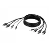 Belkin Secure KVM Combo kaabel - Video- / USB- / Audio-kaabel - TAA-vastav - USB, Mini-Pistik, HDMI (M)
